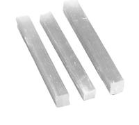 FQHIDMOMX 1 Varita de selenita Cristal Cuarzo 500 g, Columna Yeso 70-90 mm