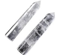 FQHIDMOMX 1 Varita de Torre Cristal obelisco Cuarzo Transparente 1100-1200 g