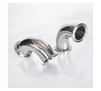 FQHIDMOMX 1pc 3/4" 1” 2” 19mm-63mm Pipe OD Tri Clamp Ferrule OD 90 Degree Elbow Pipe Fitting Stainless Steel 304 Homebrew(45mm)