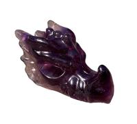 FQHIDMOMX 1pc 5-6cm Colored Fluorite Faucet Gemstone Spiritual Exquisite Carving Decorative