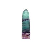 FQHIDMOMX 1PC Crystal Rainbow Fluorite Quartz Point Column Gem Ore Tower Obelisk Home Ornaments (Size : 7-8cm)