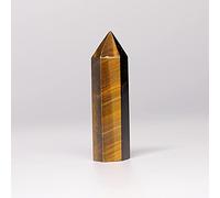 FQHIDMOMX 1PC Gem Crystal Point Stick, Stone Column Craft Home Decoration (Color : Tigers Eye, Size 70-80mm)