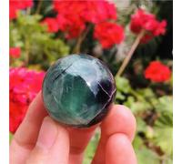 FQHIDMOMX 3cm Fluorite Quartz Crystal Ball for Home Decoration 1PC Ornaments (Size : 4cm)