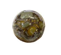 FQHIDMOMX 50mm Roe Stone Polished Nuwa Crystal Ball Health Exercise Stress Handball Ornaments