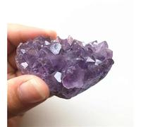 FQHIDMOMX 60-80g Amethyst Geode Cluster Quartz Crystal Hand Carved Heart Home Decor(Size:5pcs)