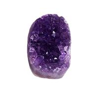 FQHIDMOMX Amethyst Cluster Purple Crystal Geode Crystals and Stones Home and Office Desktop Ornaments,100~150g