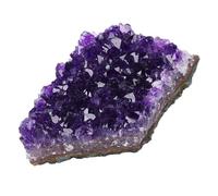 FQHIDMOMX Amethyst Clusters Crystals Geode Raw Crystal Stones Witchcraft Gemstone Purification Ornaments,191-220g