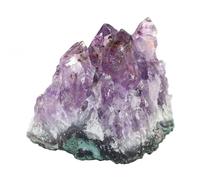 FQHIDMOMX Amethyst Clusters Raw Quartz Crystal Cluster Stones Rock Geode Stone Irregular Home Decoration Figurine,80-100g