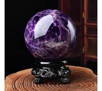 FQHIDMOMX Amethyst Crystal Sphere Purple Quartz Balls for Home Decor Gemstones Ball,8cm