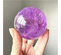 FQHIDMOMX Amethyst Quartz Sphere Big Nice Crystal Ball Purple Stone Ornaments (Size : 50-90g)