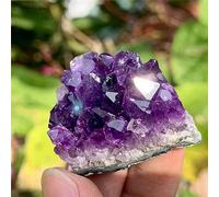 FQHIDMOMX Amethyst Stone Purple Amethysts Crystals Cluster Rock Crystal Point Wand Crafts (Size : 40-50g 1PC)