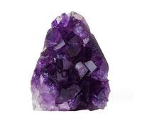 FQHIDMOMX Amethyst Stones Irrgular Crystal Cluster Geode Gemstone Home Decoration,150-200g