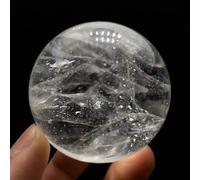FQHIDMOMX Beautiful Clear White Crystal Quartz Sphere Ball Collection Ornaments (Size : 1100-1200g)