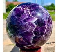 FQHIDMOMX Beautiful Dream Amethyst Quartz Crystal Sphere Ball Ornaments (Size : 1300-1400g)