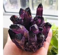 FQHIDMOMX Beautiful Violet Ghost Phantom Quartz Crystal Cluster (Size : 300-400g)