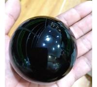 FQHIDMOMX Black Obsidian SphereMedium Crystal Ball Ornaments