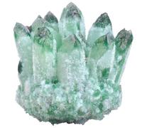 FQHIDMOMX Celestite Crystals, Crystal Clusters, Raw, Witchcraft, Blue Calcite, Angelite, Supplies, and Stones,Green,1000G