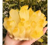 FQHIDMOMX Citrine Phantom Quartz Crystal Cluster Home Decor(600-700g)