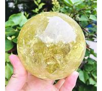 FQHIDMOMX Citrine Yellow Quartz Rock Crystal Sphere Ball Ornaments (Size : 900-100g)