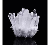 FQHIDMOMX Clear Quartz Crystal Cluster Minerals for Stone Home Furnishing Decoration Ornaments (Size : About 300-400g)