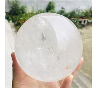 FQHIDMOMX Clear White Crystal Quartz Sphere Ball Collection Ornaments (Size : 800-900g)