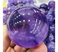 FQHIDMOMX Crystal Amethyst Ball Stone Home Decoration Decor(4-5cm)