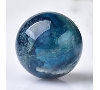 FQHIDMOMX Crystal Ball and Stones,Colorful Fluorite Quartz Gemstone Sphere, Divination for Home Decoration Christmas Day Gifts,40mm