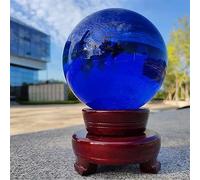 FQHIDMOMX Crystal Ball, Blue 40-60mm Ornaments (Size : 50-60mm)