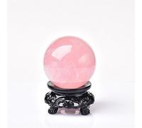 FQHIDMOMX Crystal Rose Quartz Ball Stone Crystals Home Decoration Ornaments (Size : 60-70mm)