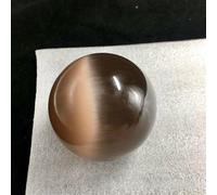 FQHIDMOMX Decorative Ornaments Quartz Purple Cat'S Eye Crystal Ball Office Home Decor