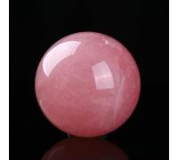 FQHIDMOMX Decorative Ornaments Rose Quartz Magic Crystal Ball Sphere