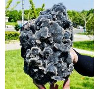 FQHIDMOMX Decorative Ornaments Sphalerite Cluster Quartz Crystal (Size : 650-700g)