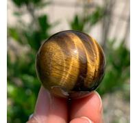 FQHIDMOMX Decorative Ornaments Tiger Eye Jasper Ball Quartz Crystal Decoration