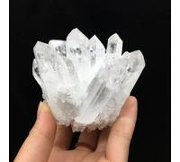 FQHIDMOMX Decorative Ornaments White Phantom Quartz Crystal Cluster Ore Home Decoration Crafts specimens (Size : 200-300g)
