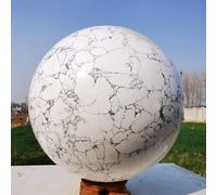 FQHIDMOMX Decorative Ornaments White Sphere Quartz Crystal Ball (Size : 1500-1600g)