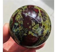 FQHIDMOMX Dragon Blood Stone Quartz Crystal Ball Home Decoration Cutting and polishing 1pc Ornaments