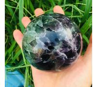 FQHIDMOMX Fluorite Quartz Crystal Ball for Home Decoration 1PC Ornaments (Size : 3cm)