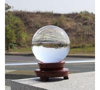 FQHIDMOMX Glass Ball Transparent Crystal White Color Solid Light Home Decoration Ornaments Photography Props,A-60mm