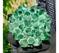 FQHIDMOMX Green Beautiful Ghost Crystal Cluster Ornaments (Size : 300-350g)