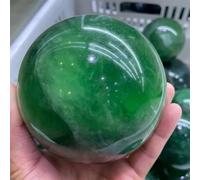 FQHIDMOMX Green Fluorite Quartz Crystal Ball Ornaments (Size : 70-80mm)