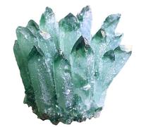 FQHIDMOMX Green Raw Crystals, Large 200-900G Rough Stones Crystal for Tumbling, Cabbing, Fountain, Decoration, Polishing, Wire Wrapping, Wicca,500g