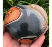 FQHIDMOMX Heart Ocean Stone Jasper Quartz Crystal (Size : 400-450g)