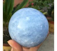 FQHIDMOMX Magic Blue Calcite Quartz Crystal Ball Ornaments (Size : 3cm)