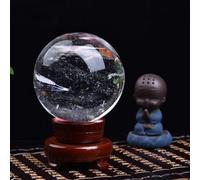 FQHIDMOMX Melting White Crystal Ball Ornaments Home Office Housewarming,8cm-White