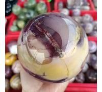 FQHIDMOMX Mookite Stone Ball Quartz Crystal Home Office Decorative Gemstones Ornaments (Size : 900-1000g)