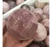 FQHIDMOMX Nature Rose Quartz Crystal Ball Ornaments