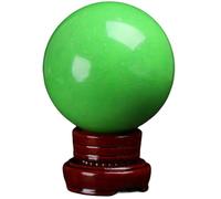 FQHIDMOMX Night Pearl Luminous Quartz Crystal Sphere Ball Glow in The Dark Stones Polished Marble for Garden Path Patio Lawn for Divination Landscape Decoration,80mm