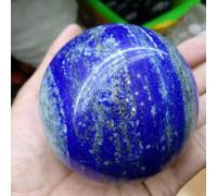 FQHIDMOMX Polished Blues Crystal Sphere Lapis Lazuli Gemstone Decorative Ball for Home Decor Divination Altar Feng Shui Gift,40~50mm