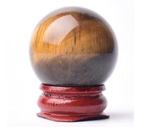 FQHIDMOMX Polishing Stone and Crystal Ball Home Decor Gemstone Collection Ornaments (Color : Tigers Eye)