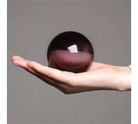 FQHIDMOMX Quartz 40mm Cat Eye Crystal Ball Purple Cat'S-Eye Opal Decor Crafts Sphere Stone Office Ornaments